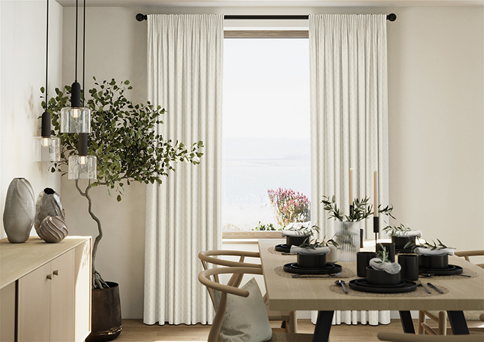 Galactica, Bone White - Made to Measure Curtains - Image 3